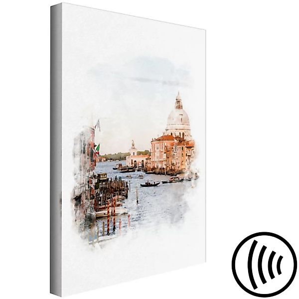 Bild auf Leinwand Watercolour Venice (1 Part) Vertical XXL günstig online kaufen