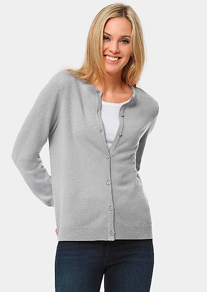 GOLDNER Strickpullover "Kurzgröße Kuschelweiche Kaschmir-Strickjacke" Ohne günstig online kaufen