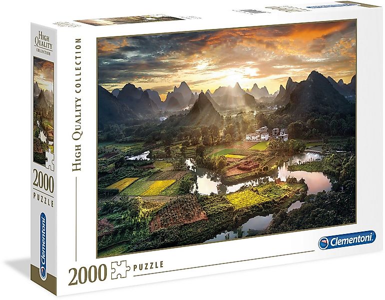 Clementoni® Puzzle High Quality Collection, Tal in China, 2000 Puzzleteile, günstig online kaufen