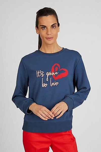 lovely sisters Rundhalspullover Stacey mit Statement-Schriftzug günstig online kaufen