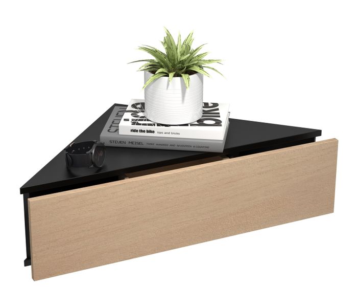 VCM Nachttisch Holz Wandschublade Eckregal Nachttisch günstig online kaufen