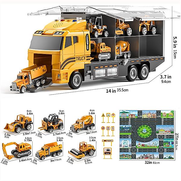 Snaen Spielzeug-Auto Bau Spielzeug Auto Träger günstig online kaufen