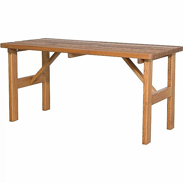 Gartentisch Tessin Rechteckig Braun 73 cm x 150 cm günstig online kaufen
