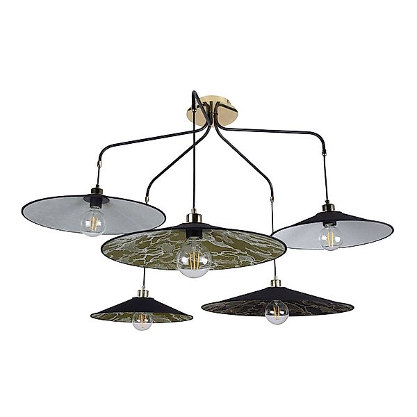MARKET SET Gatsby Hängelampe 5-flg. multicolor günstig online kaufen