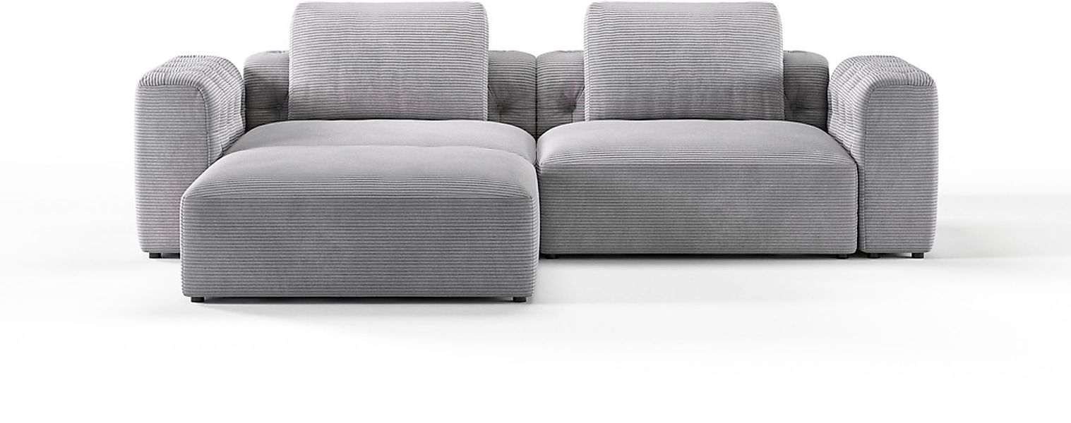 RAUM.ID Ecksofa »Cushid L-Form«, Modulset, bestehend aus 3 Teilen günstig online kaufen