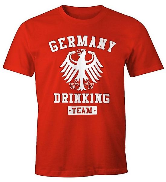 Print-Shirt Deutschland Herren T-Shirt Germany Drinking günstig online kaufen