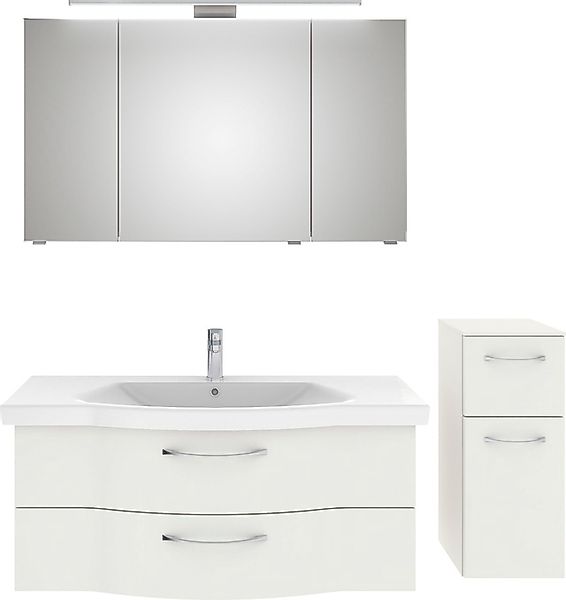 Saphir Badmöbel-Set »6005 Sprint 3-teilig, Keramik-Waschtisch mit LED-Spieg günstig online kaufen