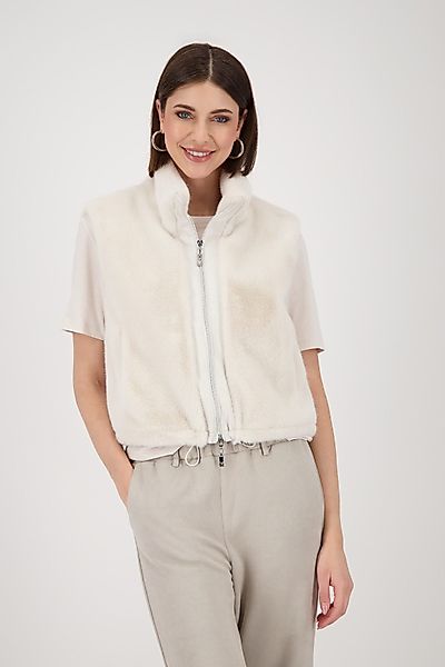 Monari Fellimitatweste Weste fake fur Mit günstig online kaufen