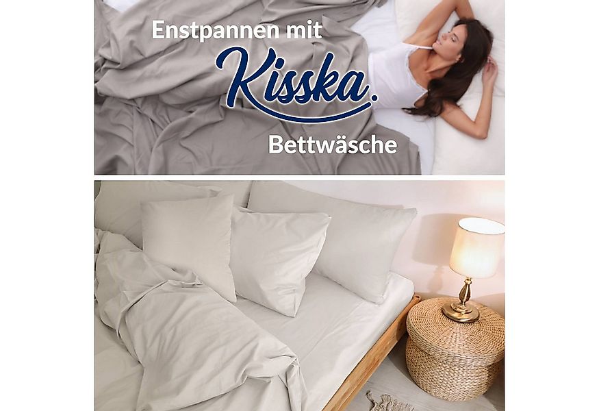 Kisska Kissenbezug LUNA Kissenüberzug Sofakissenbezug Kopfkissenbezug, (1 S günstig online kaufen