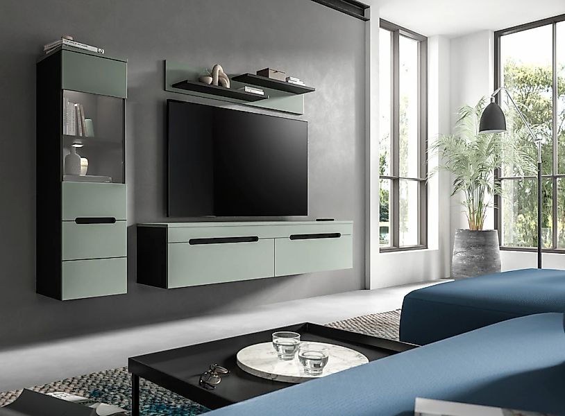 Home affaire Wohnwand "REHAT, TOPSELLER, 3-teilig, inkl. Beleuchtung, stehe günstig online kaufen