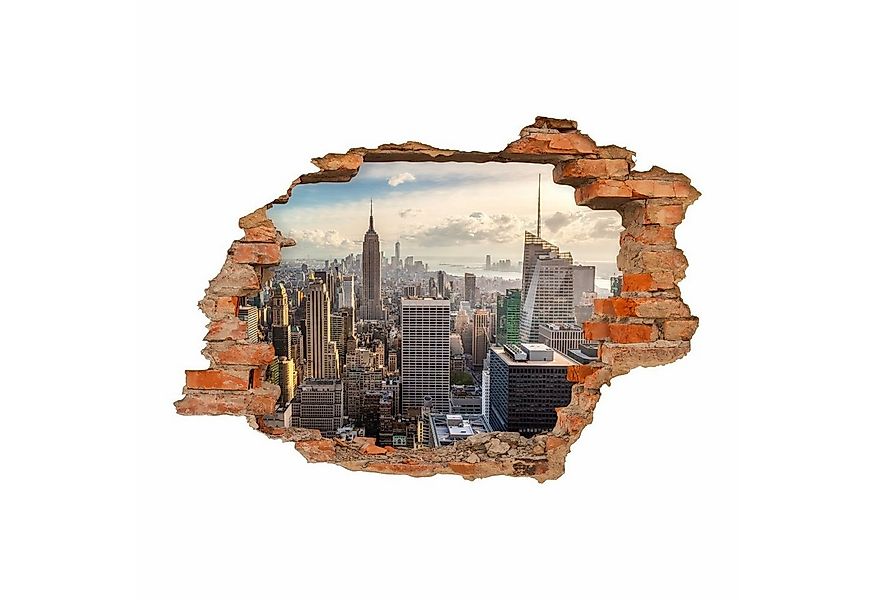 nikima Wandtattoo 146 New York Manhattan - Loch in der Wand (PVC-Folie), in günstig online kaufen