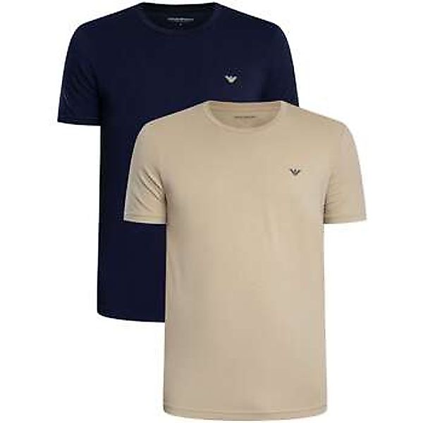 Emporio Armani  Pyjamas/ Nachthemden 2er-Pack Lounge-T-Shirts mit Rundhalsa günstig online kaufen