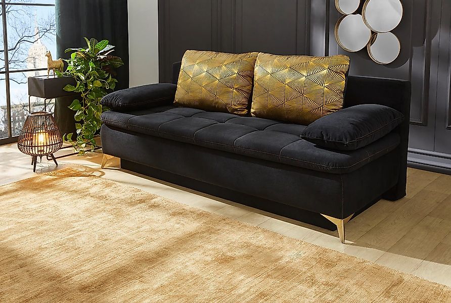 Jockenhöfer Gruppe Schlafsofa "Sarah, mit Gästebettfunktion" goldfarbige, g günstig online kaufen