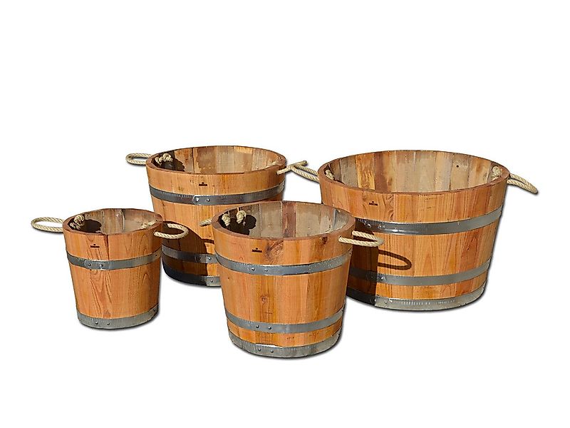 Temesso Pflanzkübel Kübel geölt, Blumenkübel aus günstig online kaufen