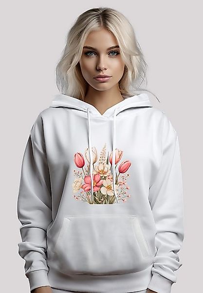 F4NT4STIC Kapuzenpullover Rosa weißer Frühlingsblumenstrauß Premium Qualitä günstig online kaufen