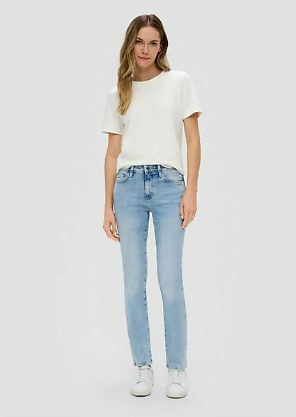 s.Oliver 5-Pocket-Jeans Jeans Betsy / Slim Fit / Mid Rise / Slim Leg / Baum günstig online kaufen