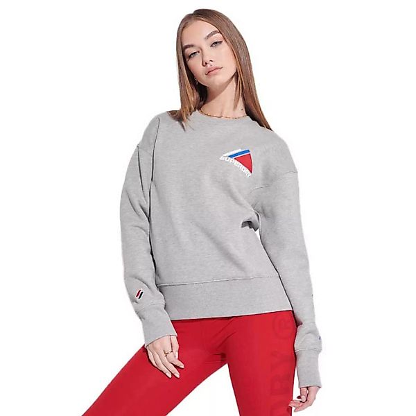 Superdry Mountain Sport Crew Sweatshirt XS Grey Marl günstig online kaufen