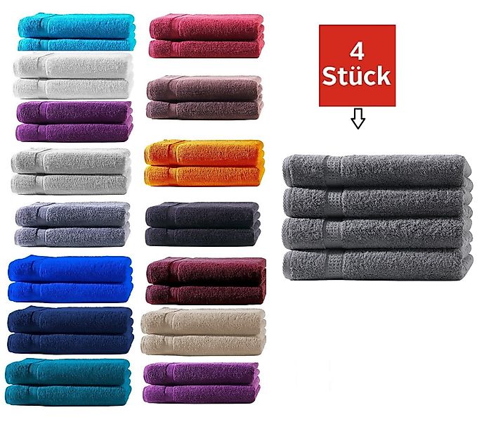 DDOnlineShop Handtuch Set Handtücher Gästetücher, Seiftücher günstig online kaufen