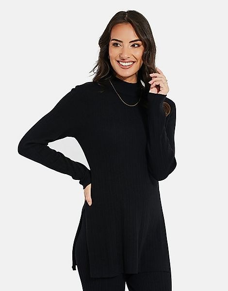 Threadbare Rundhalspullover THB Brad Rib Jumper (1-tlg) mit langem Schnitt günstig online kaufen