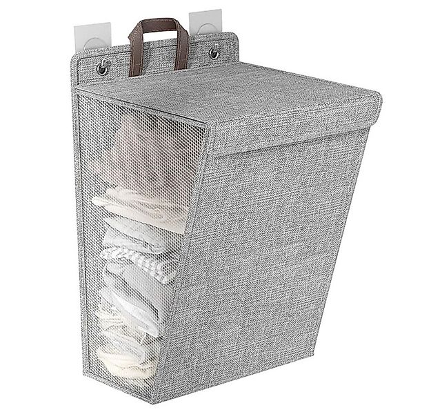 NUODWELL Wäschekorb Wäschekorb Faltbarer mit Deckel und Griff, Wäschesammle günstig online kaufen