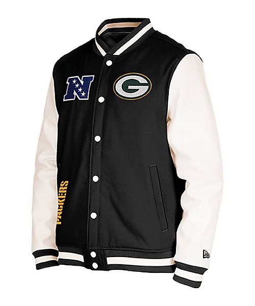 New Era Sweatjacke New Era Green Bay Packers Varsity Jacke Baumwolle günstig online kaufen