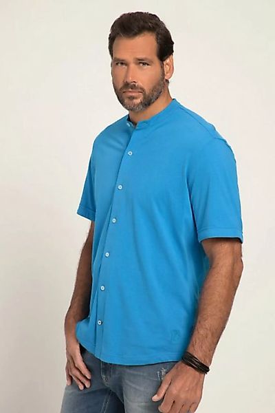 JP1880 Kurzarmhemd Hemd Halbarm Jersey Stehkragen Modern Fit günstig online kaufen