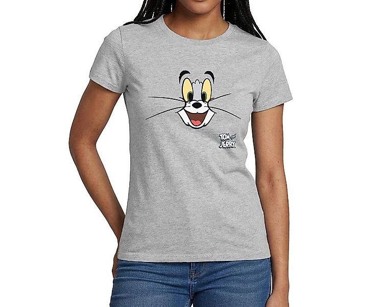 Spreadshirt T-Shirt Tom Und Jerry Karneval Partner-Kostüm Tom Frauen T-Shir günstig online kaufen