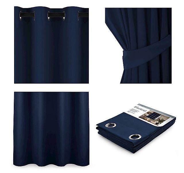 texpot Vorhang Vorhang Ösenschal blickdicht Verdunklungsvorhang (1 St), Öse günstig online kaufen