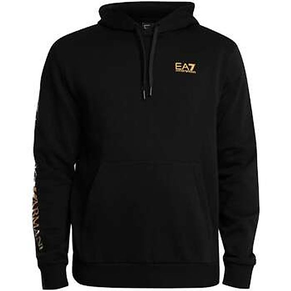 Emporio Armani EA7  Sweatshirt Kapuzenpullover mit Logo-Ärmeln günstig online kaufen
