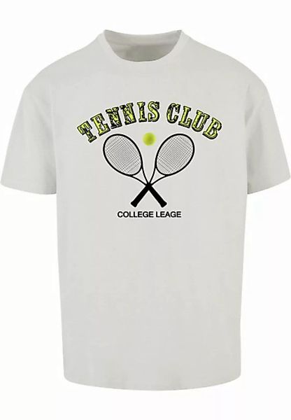 Merchcode T-Shirt Merchcode Herren Tennis Club Heavy Oversized Tee (1-tlg) günstig online kaufen