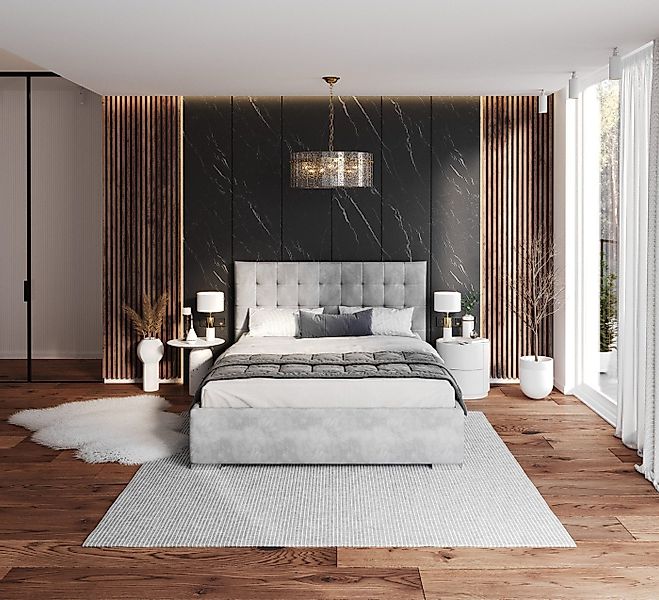 thematys Polsterbett Bett Stauraumbett aus Velours 120x200 140x200 160x200 günstig online kaufen