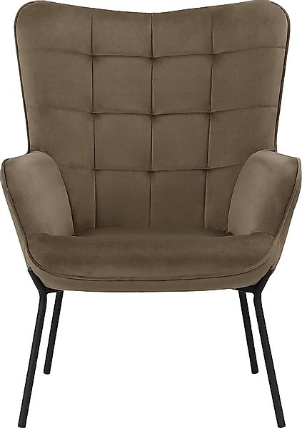 OTTO products Loungesessel »Luukas, Ohrensessel mit Metallbeinen,«, (1 St.) günstig online kaufen