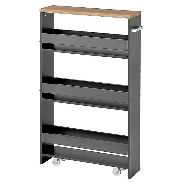 COSTWAY Küchenwagen, schmal, Nischenwagen 4 Ebenen, günstig online kaufen