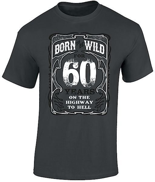 Baddery Print-Shirt Geburtstagsgeschenk für Biker - günstig online kaufen