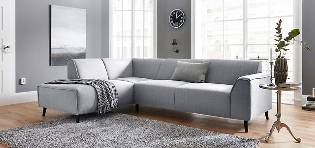 DOMO collection Ecksofa »Amora, inklusive komfortablem Federkern für mehr S günstig online kaufen