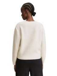 TOM TAILOR Denim Strickpullover mit Rippbündchen günstig online kaufen