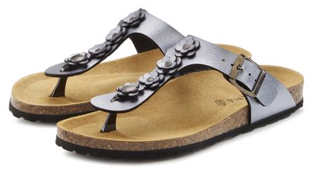 LASCANA Sandale, Pantolette, offener Schuh, Sommerschuh, günstig online kaufen