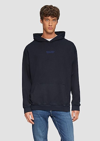 s.Oliver Sweatshirt Sweatshirt Hoodie mit Flammgarn-Struktur günstig online kaufen