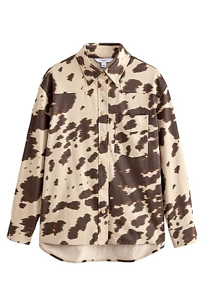 Next Hemdjacke Hemd aus Velourslederimitat (1-St) günstig online kaufen