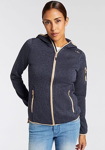 CMP Strickfleecejacke KNITTED MELANGE HOODY WOMAN günstig online kaufen