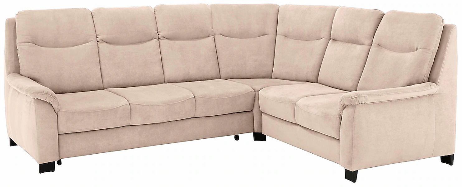 Home affaire Ecksofa »Boccaccio L-Form«, mit Federkern, incl. Kopfteilverst günstig online kaufen