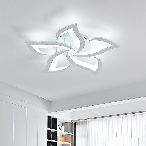 Goeco LED Deckenleuchte LED-Blütenblattleuchte, 60W, 4500LM, günstig online kaufen