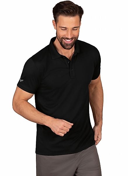 Trigema Poloshirt "TRIGEMA Poloshirt aus Polyester mit Knopfleiste" 1 Stk. günstig online kaufen