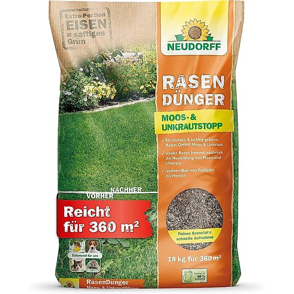 Neudorff Rasendünger RasenDünger Moos- & UnkrautStopp, günstig online kaufen