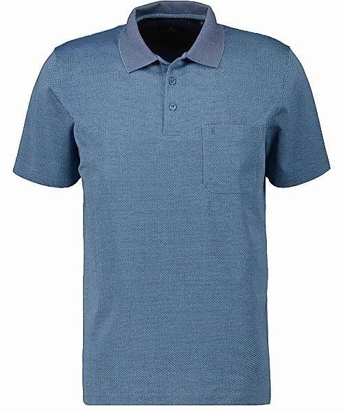 RAGMAN Pflegeleichtes Poloshirt "Soft Knit" Farbe blau Größe: 6XL günstig online kaufen