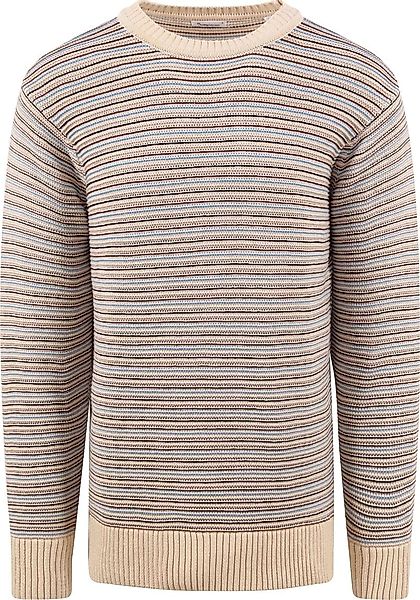 KnowledgeCotton Apparel Sweater Streifen Multicolour - Größe XL günstig online kaufen