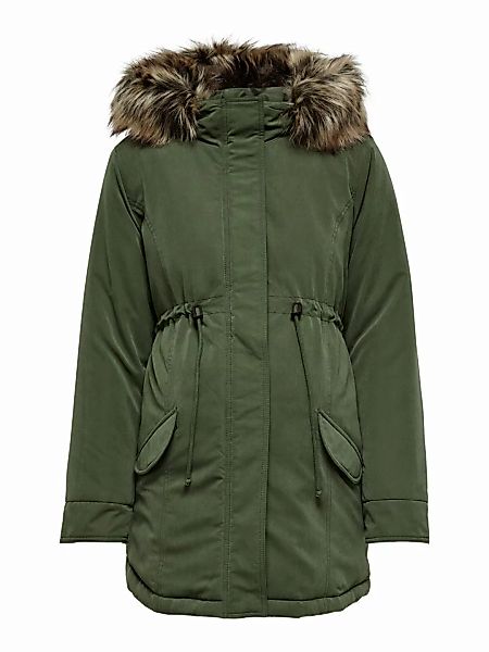 ONLY Parka Jacke Damen Grün günstig online kaufen