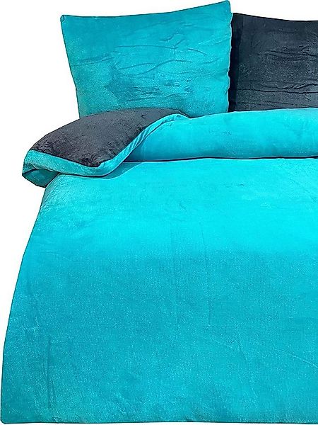 One Home Bettwäsche Winter Cashmere Touch, Fleece, 4 teilig, flauschig warm günstig online kaufen