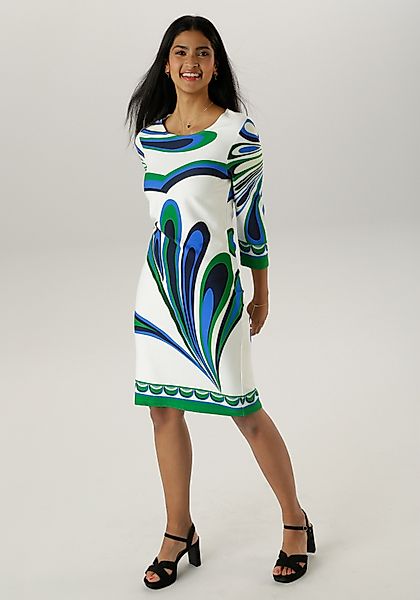 Aniston SELECTED Jerseykleid mit fantasievollen Alloverprint günstig online kaufen