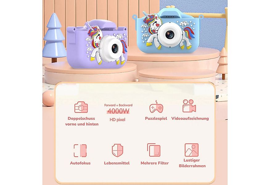 BlingBin 2.0” Display Digitalkamera, 1080P HD Fotoapparat mit 32GB SD Karte günstig online kaufen